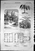 Old Plan Science Art School Gloucester Architecture 1871 Builder Gard Victorian