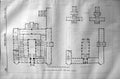 Old Print 1872 Builder Ground Floor Plan Royal Patriotic Fund Boys School 19th