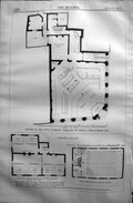 Old Print 1872 Builder Offices Hull Banking Company Hull American School 19th