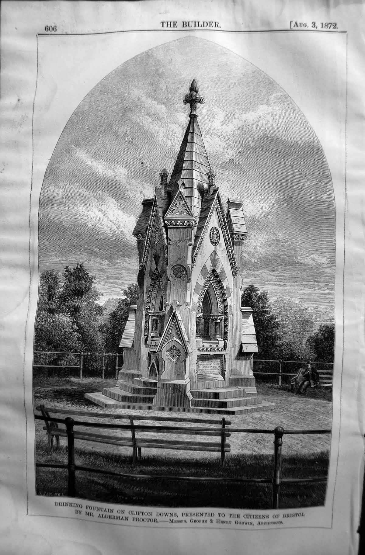 Old Drinking Fountain Clifton Downs Bristol Proctor Godwin Architect