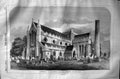 Old Print 1872 Builder Cathedral St. Canice Kilkenny Ireland Architecture 19th