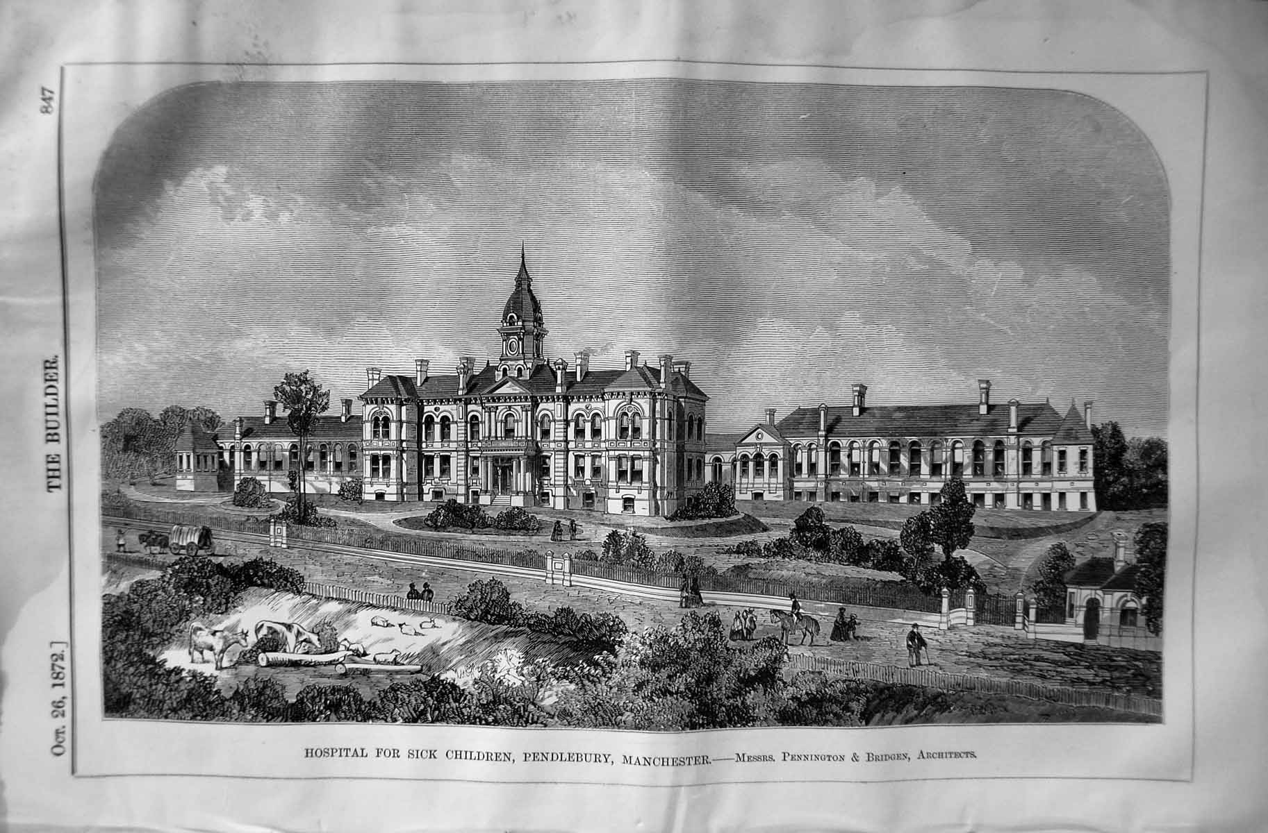 Old Building Hospital Sick Children Pendlebury Manchester Pennington