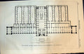 Old Print Proposed Natural Hisory Museum South Kensington Floor Plan 1873 19th