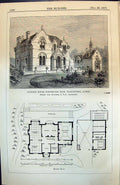 Old Hatfield House Portinscale Road Wandworth Surrey View Plan 1873Victorian
