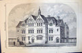 Antique Old Print Schools Ford Road London Board Exterior Jarvis & Son 1873