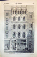 Old Business Premises Ludgate Hill Mr Blashill Architect Publisher 1873 19th