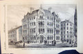 Old Print Phoenix Fire Insurance Company Offices Manchester Exterior 1873 19th