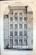 Old Bank British North America Clement'S Lane London Chancellor 1873 Victorian