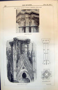Old Prince Consort National Memorial Hyde Park Details Pier Spire 1873 19th