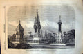 Antique Print Recent Cemetery Monuments Horton & Bridgford Architects 1874 19th
