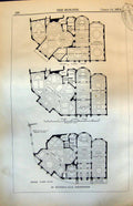 Old St Stephens Club Westminster Plan Ground First Second Floors 1874 Victorian