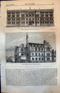 Old Konig Wilhelm Gymnasium Berlin West St School London Fields 1874 Victorian