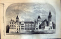 Antique Old Print New Convent School Orphanage Bartrams South Hampstead 1874