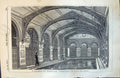 Old Print St Marylebone New Swimming Bath Seymour Place H Snell Arch 1874 19th