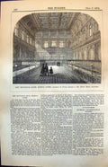 Old New Provincial Bank Buenos Ayres Interior Public Saloon Hunt 1874 Victorian