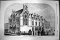 Old Antique Print New Municipal Buildings Hastings Designed H Ward 1881 19th
