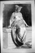 Old Cemetery Sculpture Italy Monument Cavaliere Sada Arch Turin 1881 Victorian