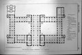 Original Old Antique Print National Museum Amsterdam Plan Ground Floor 1881