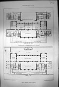 Old Oban Street Board School Basement Plan Ground Floor Infants 1881 Victorian