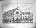 Old Print Church Our Lady Dolours Servite Monastery Bognor J Hansom 1881 19th