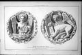 Print Bosses Vault Sacristy Church La Madeleine Vezelay Adolphe Guillon1884