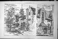 Old Print Swarland Hall Northumberland House Bedford Park Chiswick 1884 19th