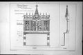Old Meavy Devon Design Reredos Canopy Caen Stone Gilt J Sedding 1884Victorian