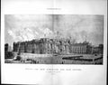 Antique Old Print Design Admiralty War Offices Park View Verity & Hunt 1884 11