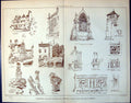 Print Bury St Edmunds Pakenham Hall Stanningfield Church Hengrave Hall1884 11