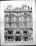 Old Print Opera Cafe Frankfort Herr Franz Jacob Schmitt Architect 1884 11 19th