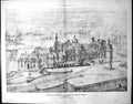 Old Chateau Chantilly Restored Duc D'Aumale General View Daumet 1884 11 19th