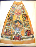 Old St Pauls Cathedral Cartoon Mosaic Decoration Dome E Poynter 1884 11 19th
