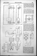 Original Old Antique Print Plans Tooths Patent Apparatus Measuring Liquids 1884