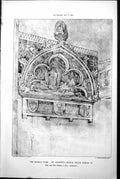 Old Murray Tomb St Andrews Church Wells Street W Wm Burges Arch 1884 Victorian