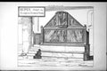 Original Old Antique Print Roma Pulpit S Lorenso Fuori Le Mura R Barratt 1884