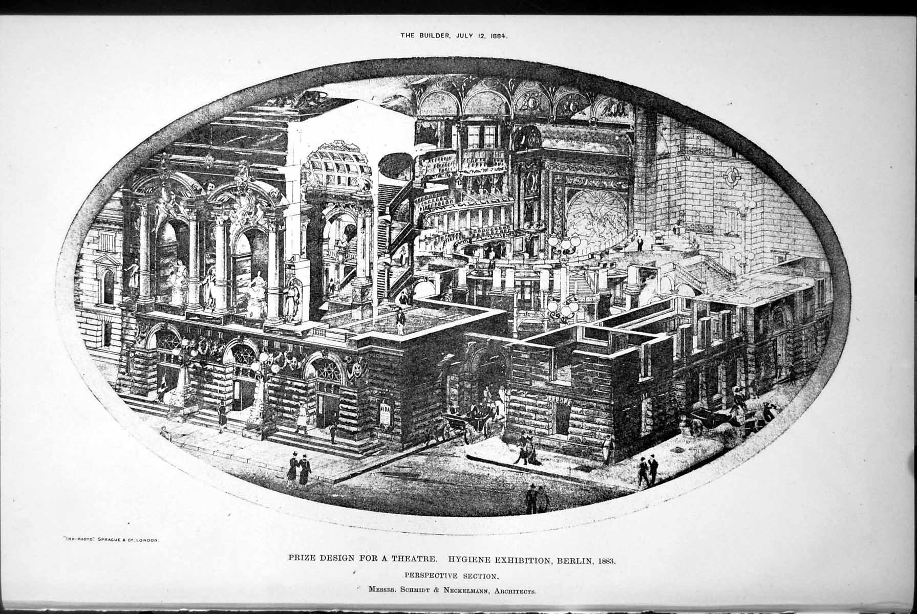 Print Prize Design Theatre Hygiene Exhibition Berlin Schmidt Neckelmann 1884