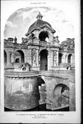 Old Chateau De Chantilly Duc D'Aumale Principal Entrance Daumet 1884 Victorian