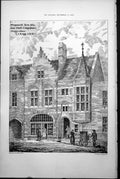 Old Proposed New Mission Hall St Augustines Haggerstone R Briggs 1884 Victorian