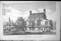 Antique Old Print Plans Exterior Grange Brook Green F Pinches Architect 1884