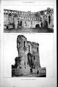 Old Interior Bishops Palace St Davids Episcopal Palace Llanhadden 1884 19th