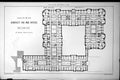 Old Design New Admiralty War Offices First Floor Plan Verity & Hunt 1884 19th