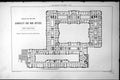 Old Design Admiralty War Offices First Floor Plan Spalding & Auld 1884 19th