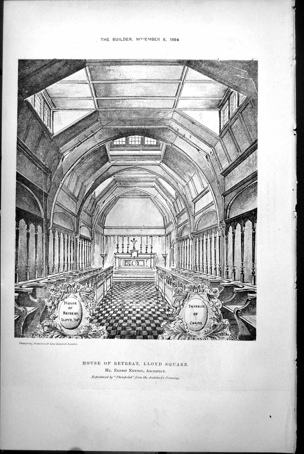 Old House Retreat Lloyd Square Interior Ernest Newton Architect 1884 Victorian