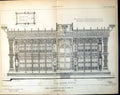 Antique Old Print Screen Surrounding Tomb Henry Vii Westminster Abbey 1885
