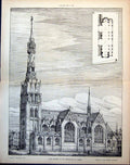 Old Church St. Hippolyte Delft Herr Pjh Cuypers Arch Perspective 1885 19th