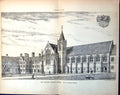 Antique Old Print New Buildings Brighton College Tg Jackson Architect 1885