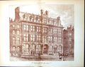 Antique Print New Offies Daily News Fleet Street T C Clarke Architect 1885