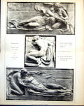 Antique Old Print Sculpture Royal Academy Subjects Aeneid Bronze Panels 1885