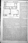 Antique Old Print Threave'S Farm Buildings Plan Yards Sheds Cows Horses 1885