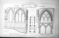 Antique Print Westminster Abbey Chapter House Inner Vestibule Sections 1885
